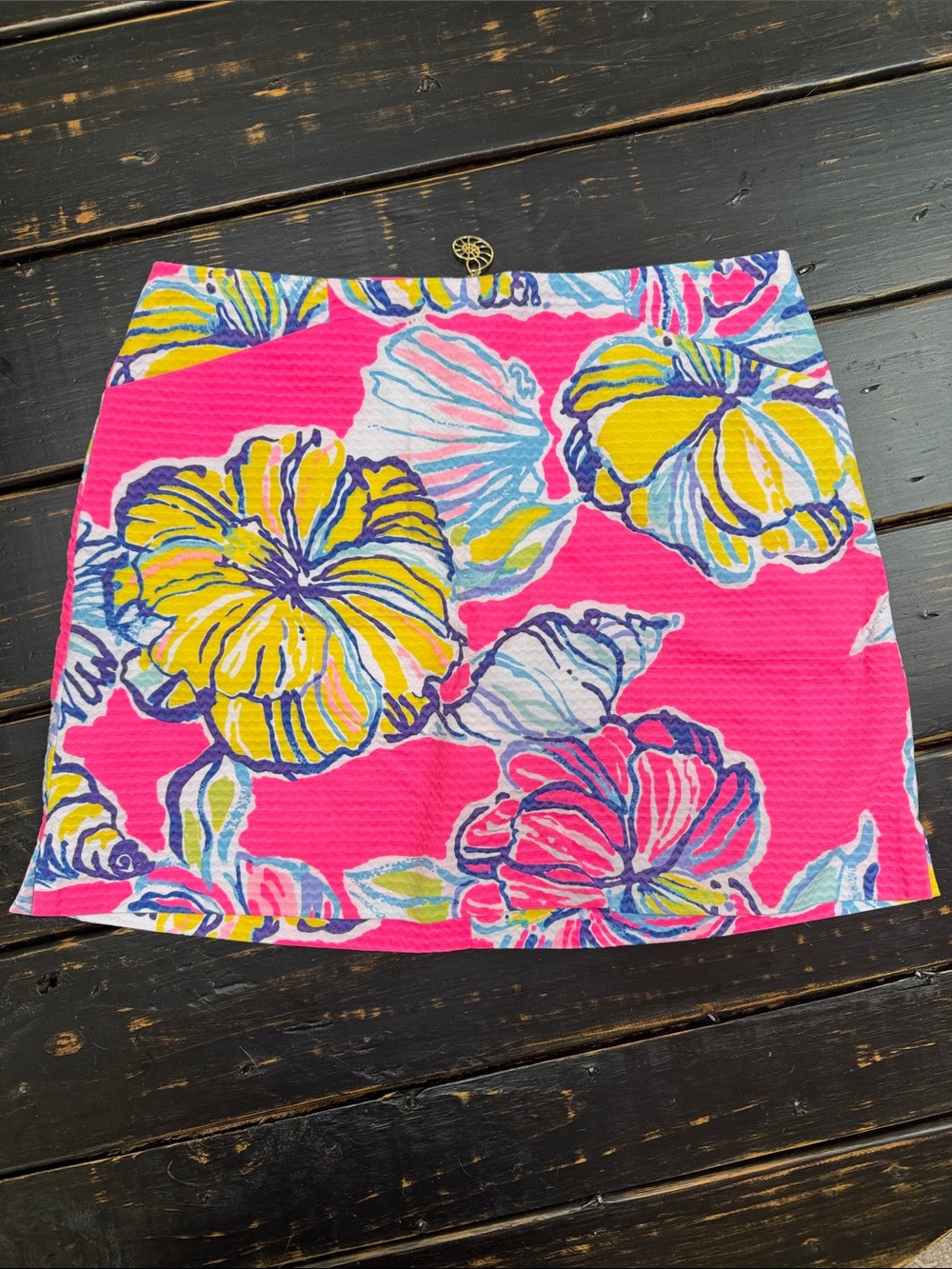 Lilly Pulitzer Marigold Skort in the Kir Royal Pink / Swept By The Tides Size 6